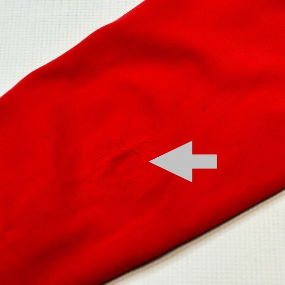 Nike Air Red And Grey Zip Up Hoodie Mens Size Medium Retro Embroidered Logo - Picture 10 of 11